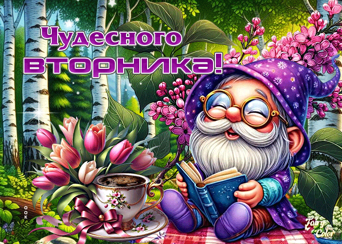 Picture радующая сердце гиф-открытка чудесного вторника