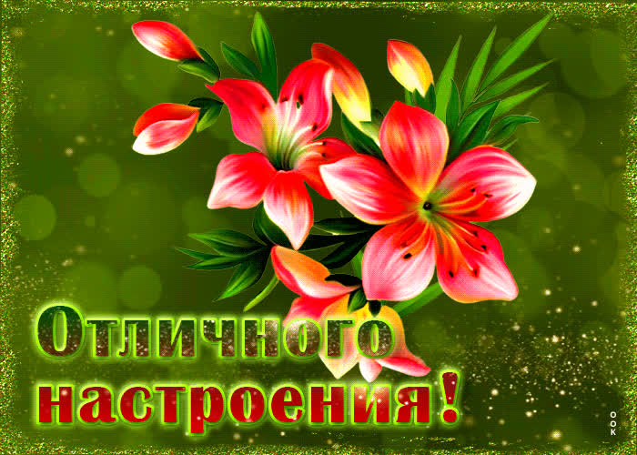 Picture роскошная открытка отличного настроения! с цветком