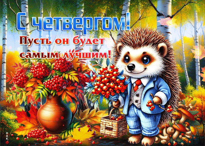Postcard с четвергом! пусть он будет самым лучшим