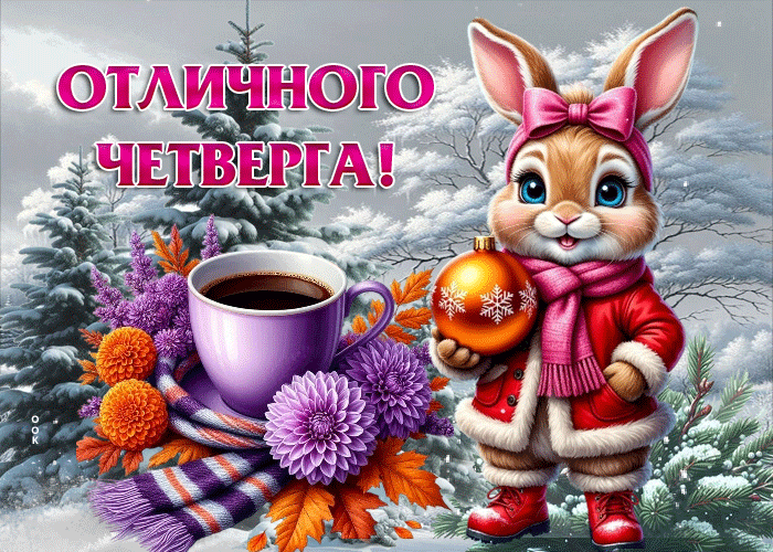 Picture снежная добрая гифка отличного четверга