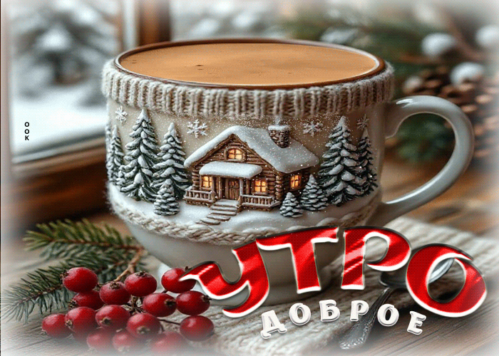 Picture снежная доброжелательная гифка утро доброе