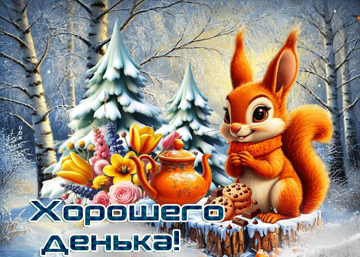 Picture снежная спокойная гифка хорошего денька