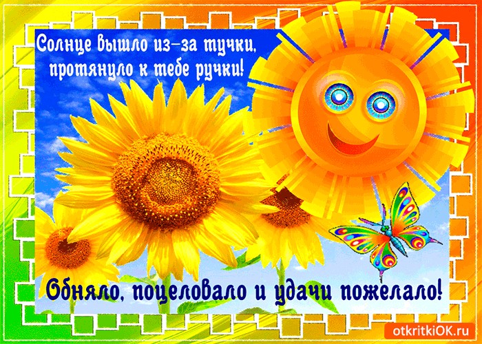 Коллегам, тебе солнце открытки