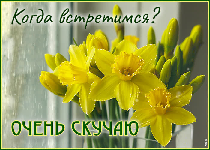 Спокойная и умиротворенная гиф-открытка Когда встретимся?- Скачать ...