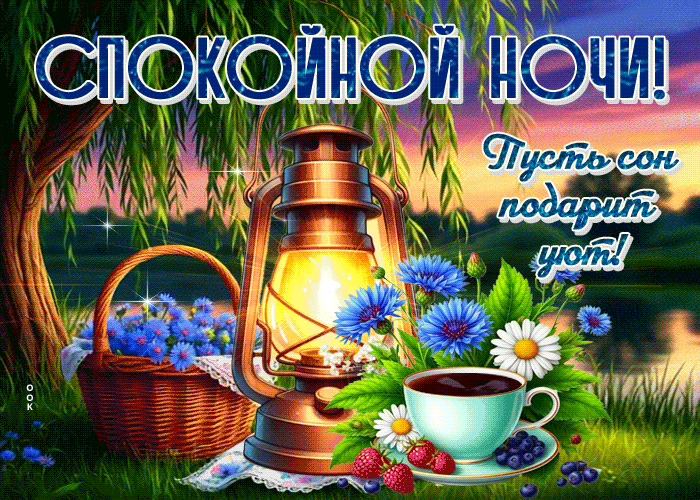 Picture спокойной ночи! пусть сон подарит уют