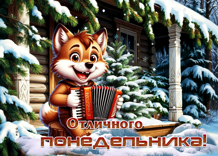 Picture тёпло-волшебная гифка отличного понедельника