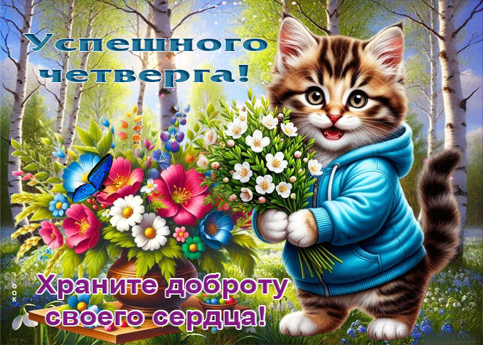Postcard успешного четверга! храните доброту своего сердца