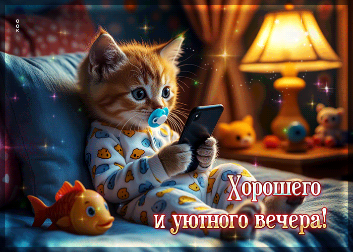 Postcard хорошего и уютного вечера