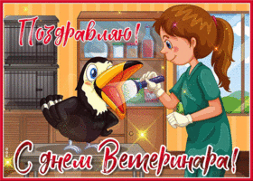 Открытка красивая открытка день ветеринарного работника россии