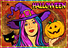 Открытка оригинальная открытка с хэллоуином