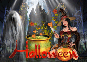 Открытка супер открытка на хэллоуин