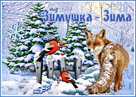 Открытка удивительная открытка зима